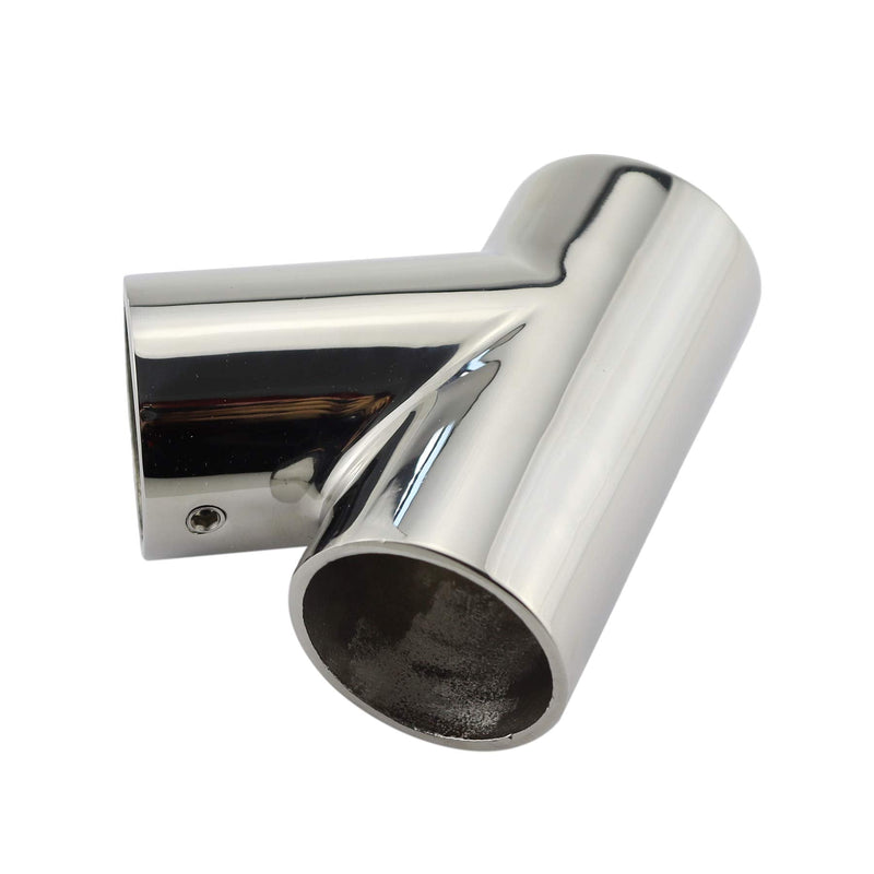 NRC&XRC Marine Grade 316 Stainless Steel Polished Hand Rail Fitting- 60 Degree T/Tee for 1-1/4" Tube（1PC）
