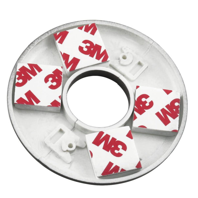 2pcs Pipe Hole Air Conditioning Hole Decorative Cover 33x80mm Snap On Black Round Cover Round Escutcheon Plate