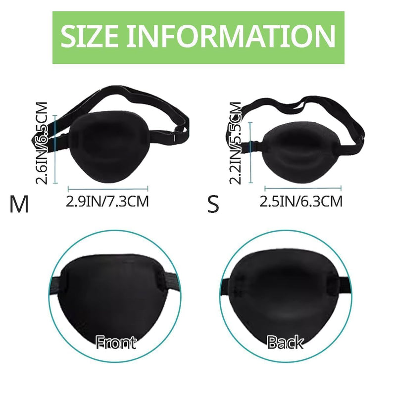 MANON ROSA Dog Eyepatch - Protective Cover for Small, Medium, Large Dogs and Cats With Canine Injuries After Surgery, Wounds, Missing Eye (Medium) 01