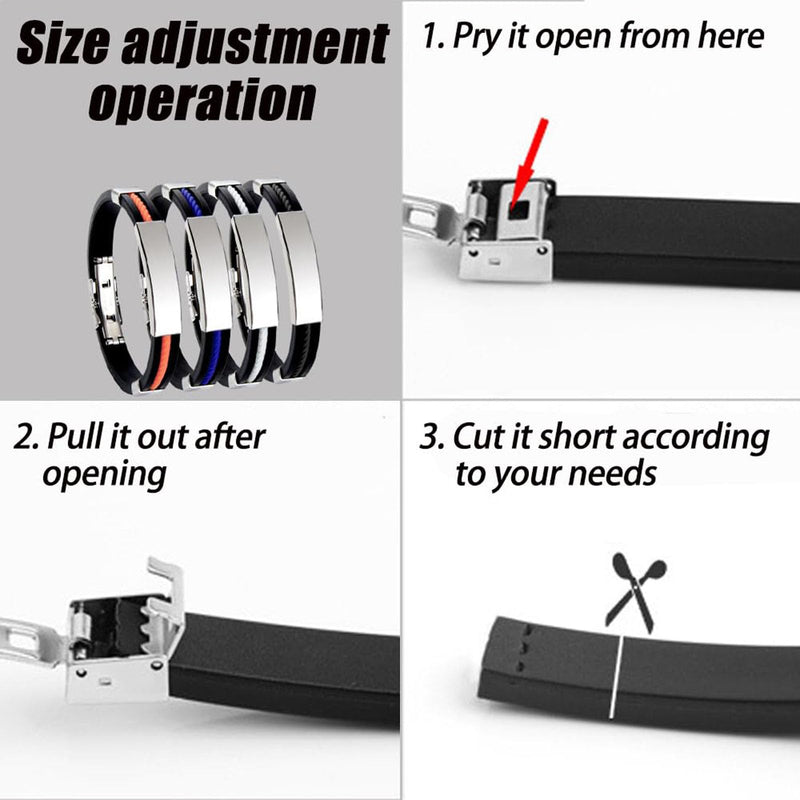 Randarch Titanium Wristband, Oveallgo Apus Ion Therapeutic Lympunclog Titanium Wristband Adjustable Sugarfirm Calm Leather Bracelet Epochy Beauty Detox Lymph Unclog Bracelet Pro Jewelry Pink