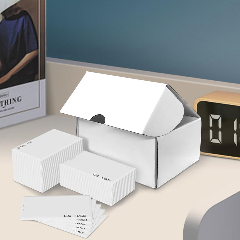 10pcs-26 Bit Proximity Clamshell Weigand Prox Swipe Cards 1.8 mm Thickness Compatable with ISOProx 1386 1326 H10301 Format Readers and Systems. Works with The Many of Access Control Systems