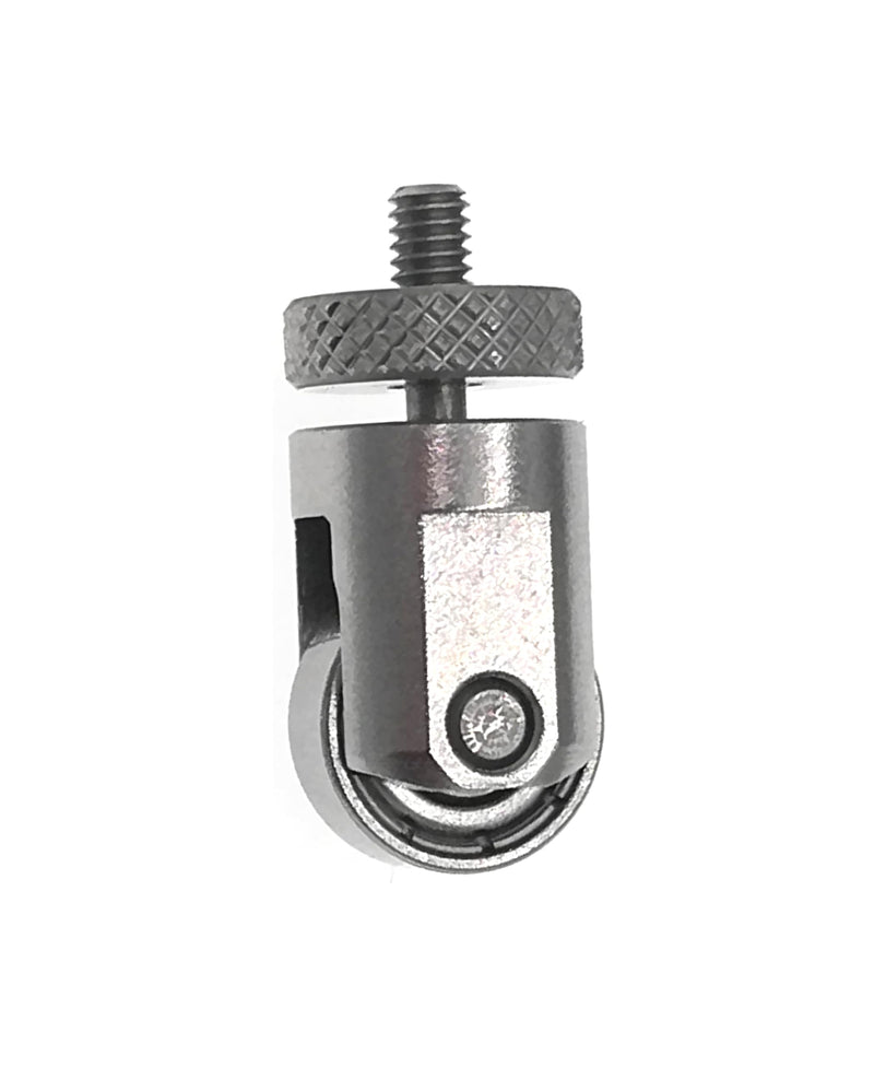 Roller Contact Point For Inch Dial Indicator Depth Gauge Tool 10mm Diameter Wheel 4-48 UNF Thread