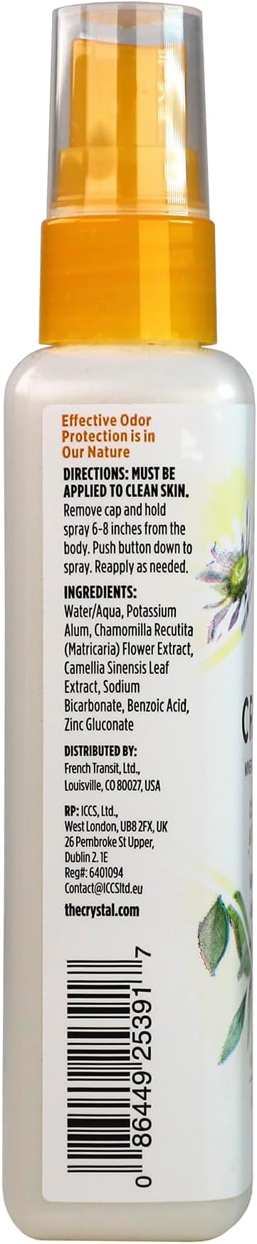 Crystal Body Deodorant - Mineral Deodorant Body Spray by Crystal Essence French Transport Chamomile and Green Tea - 4 lbs - NewNest Australia
