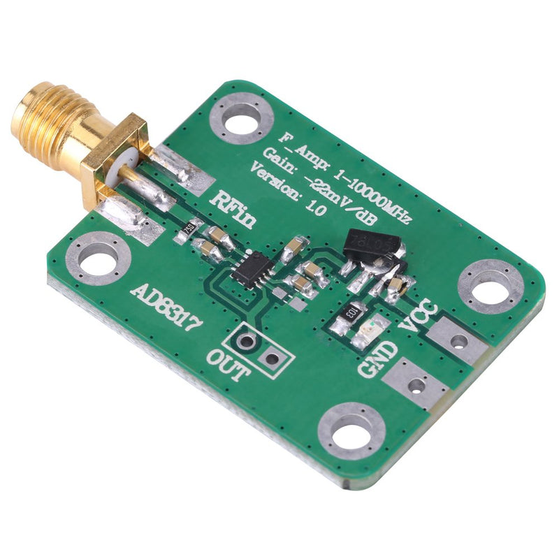Logarithmic Detector, 1M-10000MHz AD8317 Radio Frequency Logarithmic Detector Power Meter, for Power Detection/Radio Frequency Detection