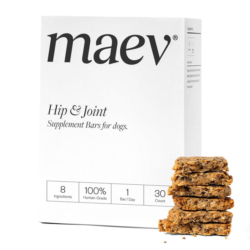 MAEV Human-Grade Hip & Joint Supplement Bars | Natural Support for Healthy Joints & Mobility, 30 Count 30 Count (Pack of 1)