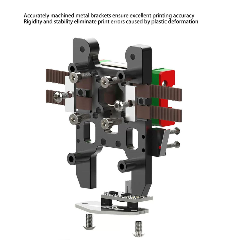 Metal Bracket Kit 3D Printer with Strong Stability Accurate Dimension High Heat Aluminum Alloy CNC Parts for 2.4 Compatible with Stealthburner