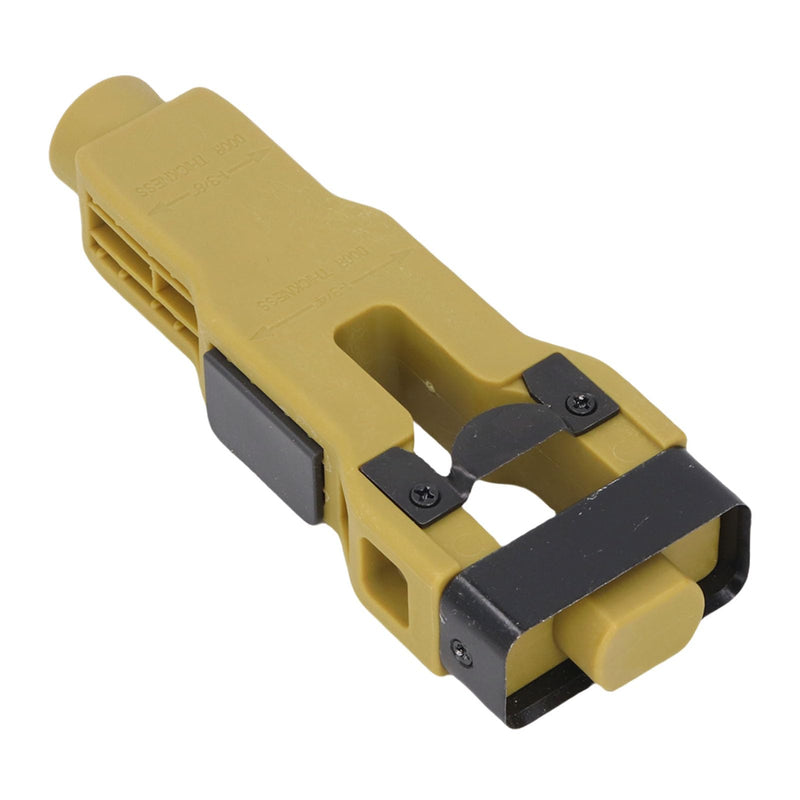 Door Latch Mortise Tool Professional Stainless Steel ABS Green Door Latch Installation Kit for 1 3/4in 1 3/8in Thick Doors Precise Cutting Template Non Slip Handle