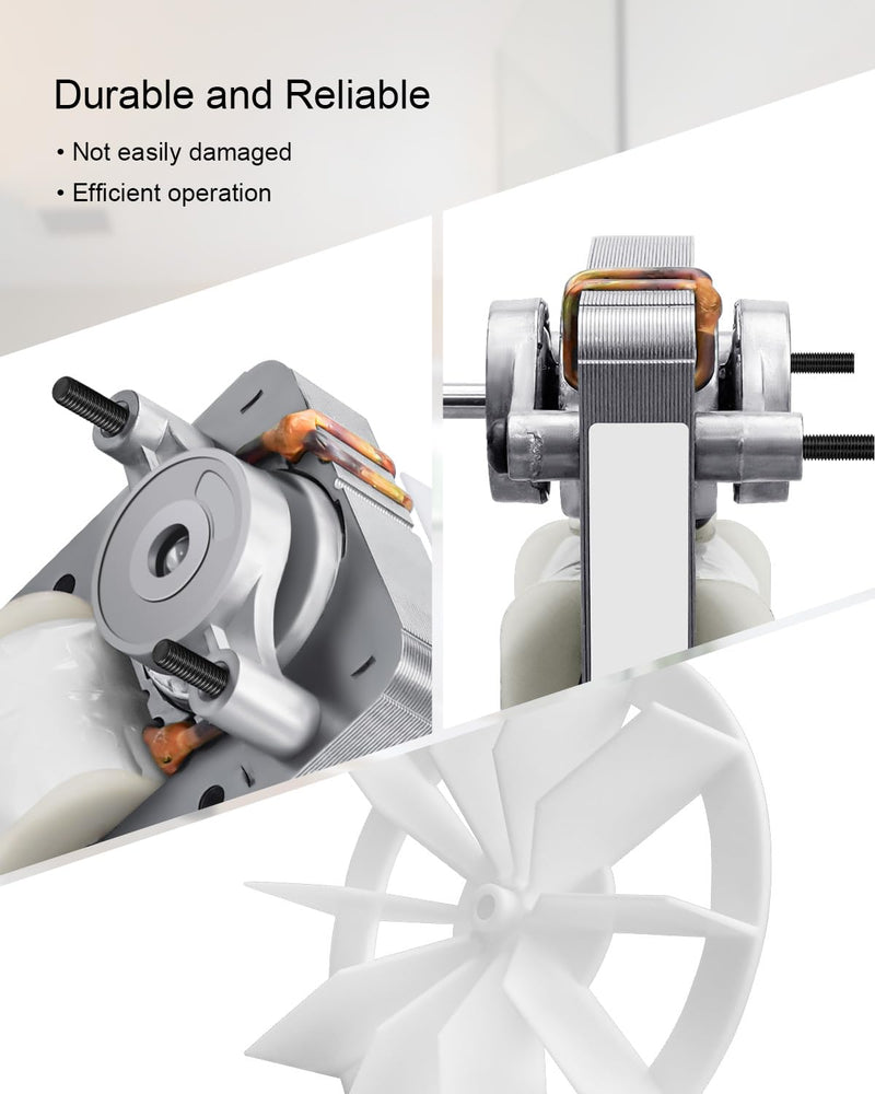 Bathroom Vent Exhaust Fan Motor Compatible with 659 662 663 668 678 688 50CFM 97012038 Exhaust Fan Motor, Replace S97012038 Electric Motors Kit with Ceiling Blower 120V 60HZ 3000RPM 0.29A