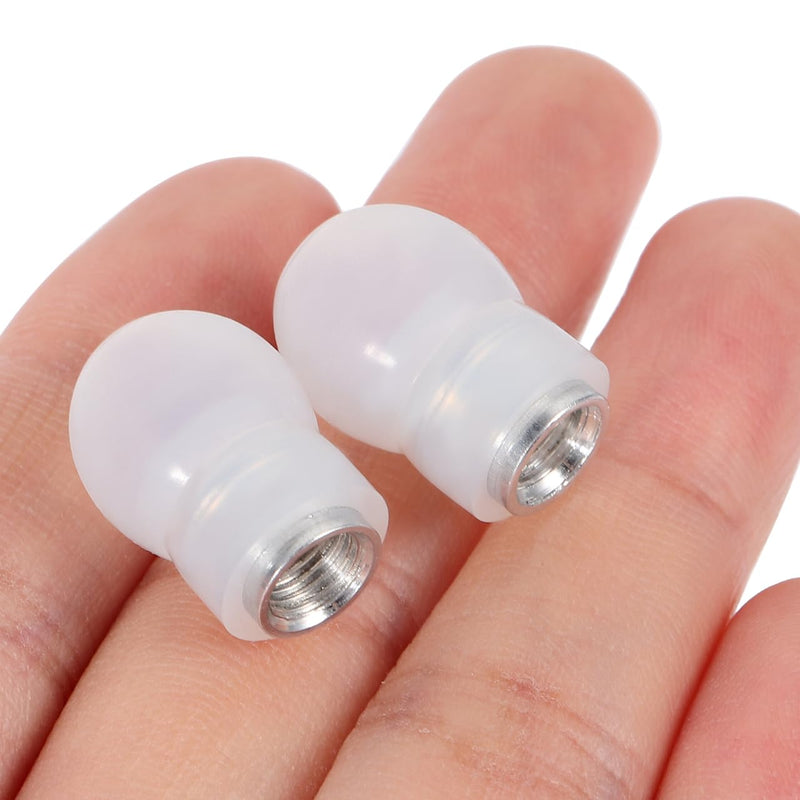 Baluue Replacement Stethoscope Diaphragm Kit with Screw Ear Tips Adult and Pediatric Compatible Soft Silicone for Comfortable Seal and Medical Use
