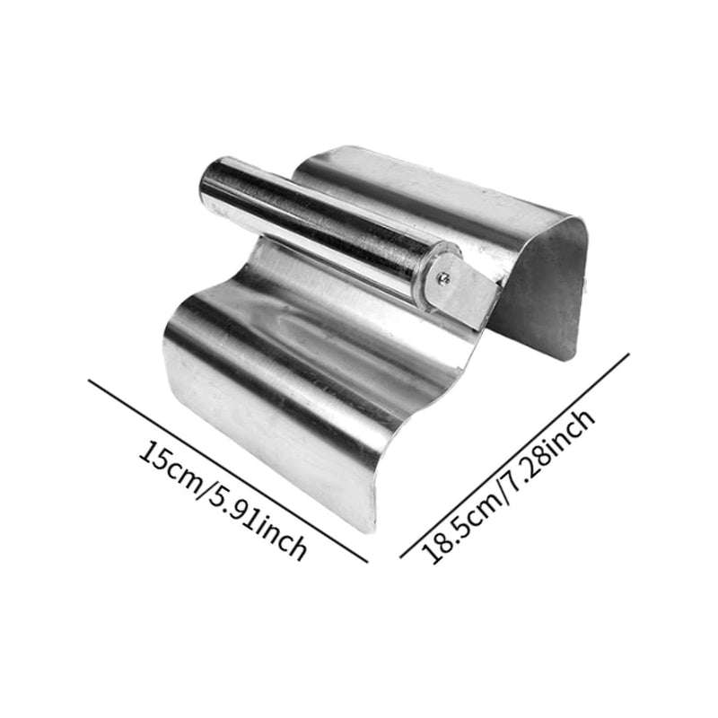Landscape Curbing Trowel Concrete Shaping Tool Stainless Steel with Handle DIY Masonry Cement Multipurpose Concrete Curb Tool, Style C