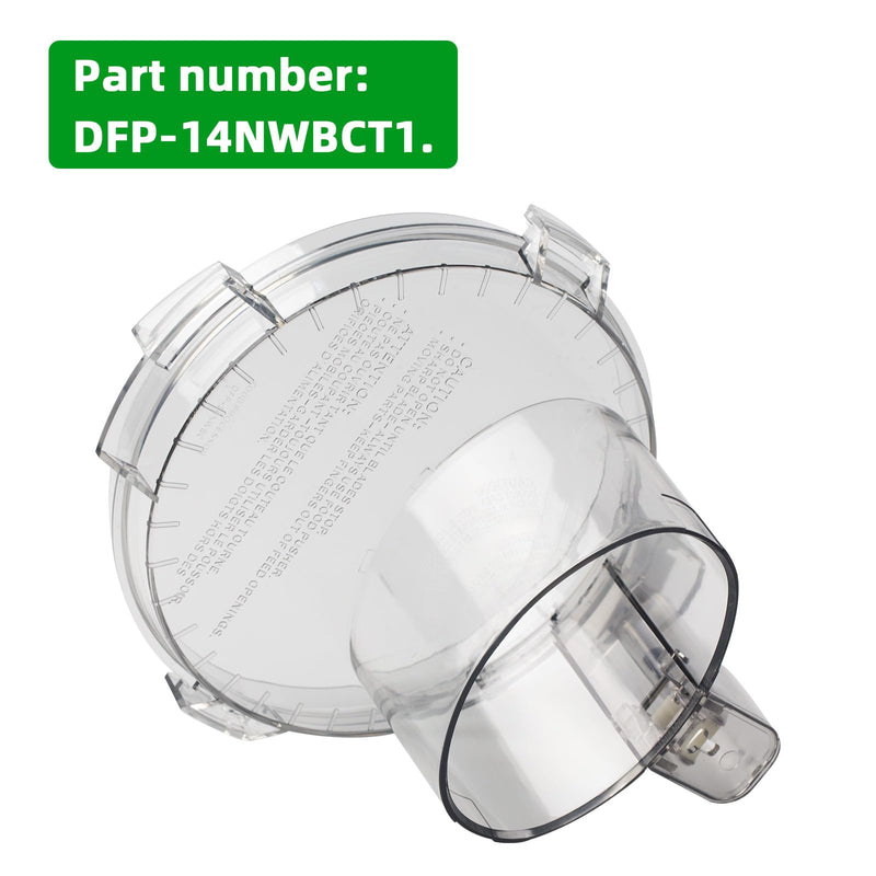DFP-14NWBCT1 Replacement Food Processor Work Bowl Cover,Compatible with Cuisinart food Processor DLC-005AGTXT1 Bowl, Fits Model DFP-14