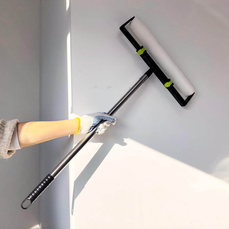 18 Inch Paint Roller Kit with Extension Handle, 4 Pack White, 4 Pack
