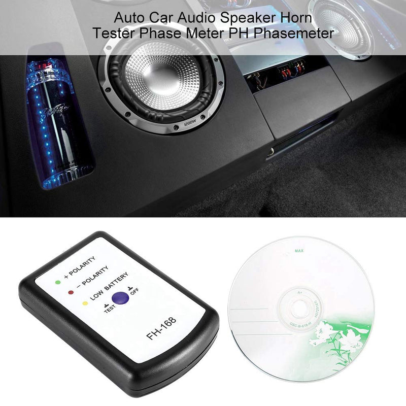 for fh-168 Speaker Polarity Tester Gorgeri Phasemeter Tester, Auto Car Audio Speaker Horn Tester Phase Meter PH Phasemeter