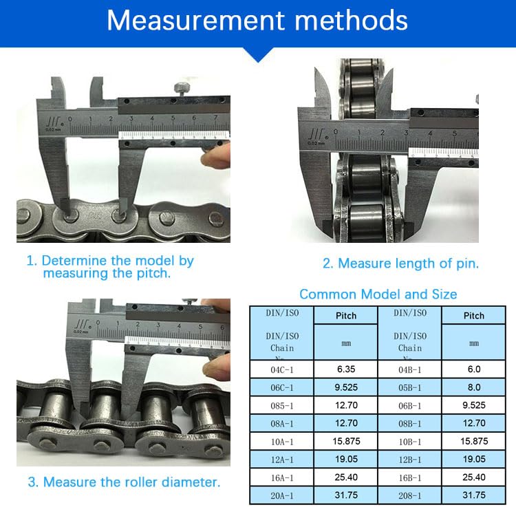5PCS Roller Chain Offset Half Link #25, 1/4 Inch Pitch Carbon Steel Crank Link, Standard Chain End Connector Split Links for 04C Chain 04C(#25) offset 5