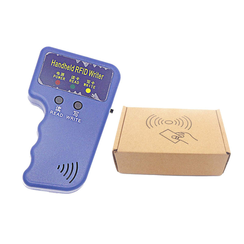 Handheld 125khz Copier RFID Smart ID Card Duplicator Used for T5577 or EM4305+5pcs T5577 NO.3 Keychains +5 T5577 3M Sticker Coins - NewNest Australia
