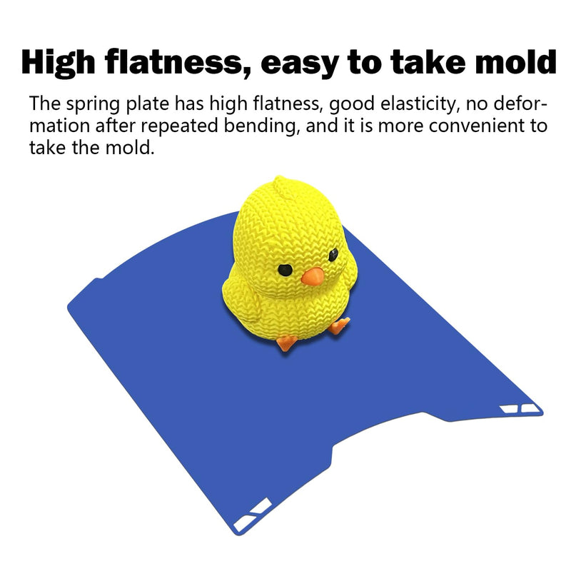 H2C Cool Build Plate No Heating No Glue for Bambu Lab H2C 335x346.5mm, 3D Printer Smooth PEI Blue Double Sided Platform Surface Sheet Platform Flexible Removable Heated Bed 3D Printing Mat For H2C