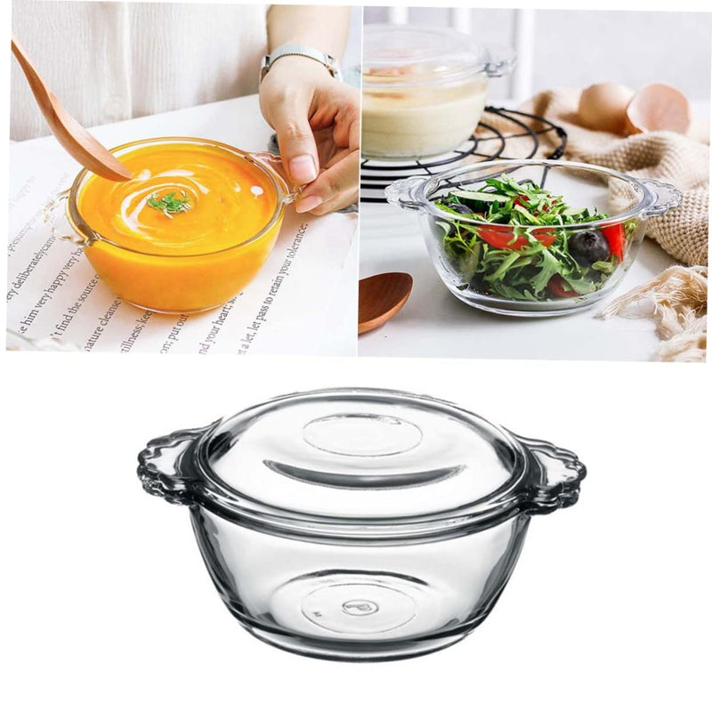 Heat Resistant Steamed Egg Bowl with Lid Microwave Egg Steamer for Home Kitchen 4.05 X 4.05 X 2.40 in Bowl for Steamed Eggs Pudding and Milk Dessert 1 X with Lid