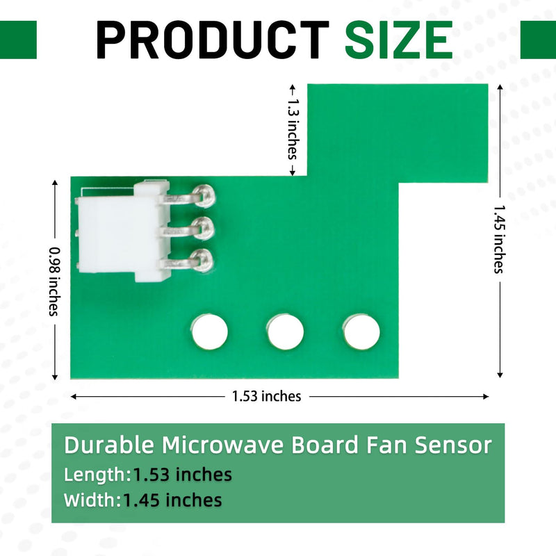 WB27T11463 Wall Oven Cooling Fan Sensor Board Compatible with GE Replaces 3026212 AP5791007 PS8754576 EAP8754576 191D7453G002 Fixes F97 Error