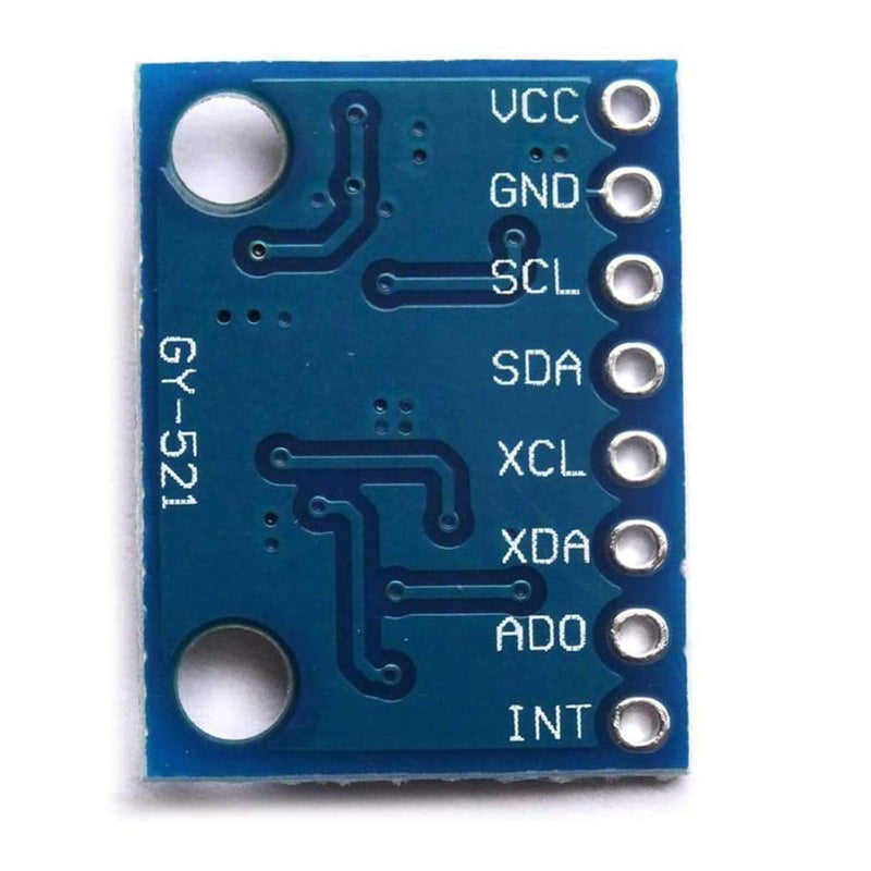 6 Pieces of GY-521 MPU-6050 MPU6050 3-Axis Accelerometer Gyroscope Modules, 6 DOF 6-Axis Accelerometer Gyroscope Sensor Modules with 16-bit AD Converter for Data Output, IIC/I2C, suitable for Arduino.