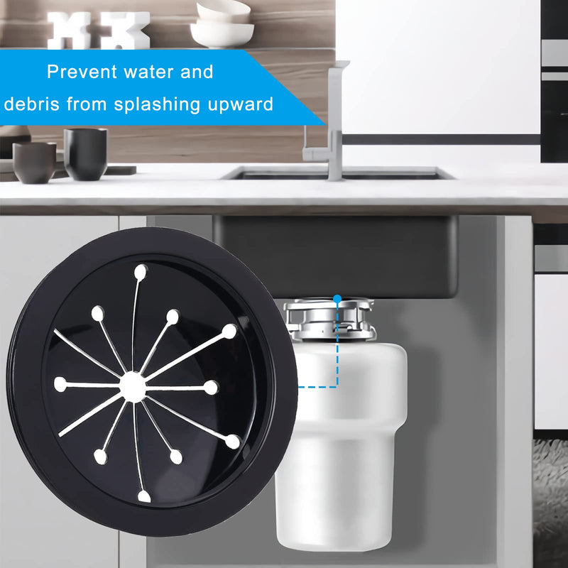3 Packs Garbage Disposal Splash Guard Sink Baffle, 3-1/8 Inch Food Waste Disposer Accessories, Suitable for Waste King, Whirlaway and GE Models 3-1/8 In