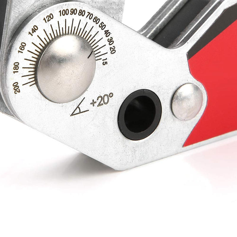 Adjustable Angles Welding Magnet 20°-200°, Magnetic Welding Holder Clamp Welder Tool for Soldering Positioning