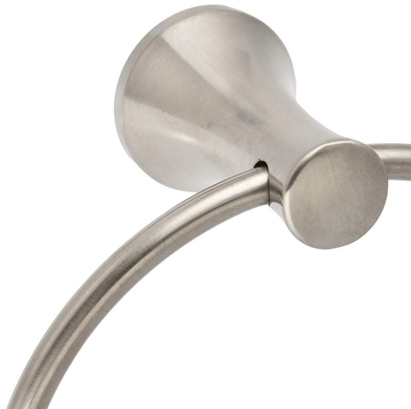 American Standard 8337190.295 Transitional C Series Towel Ring, Brushed Nickel