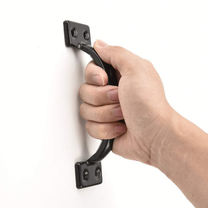 TamBee 6-1/2" Pulls Gate Handle Metal Handle Gate Pull Handle Shed Door Handle Fence Gate Handles for Wooden Fences Outdoor 4