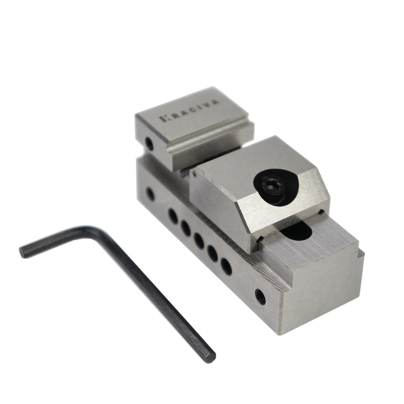 1'' Precision Grinding Screwless Mini Insert Vise | Toolmaker Steel Compatible withCNC Milling, Drill Press, and Worktable (1") 1"