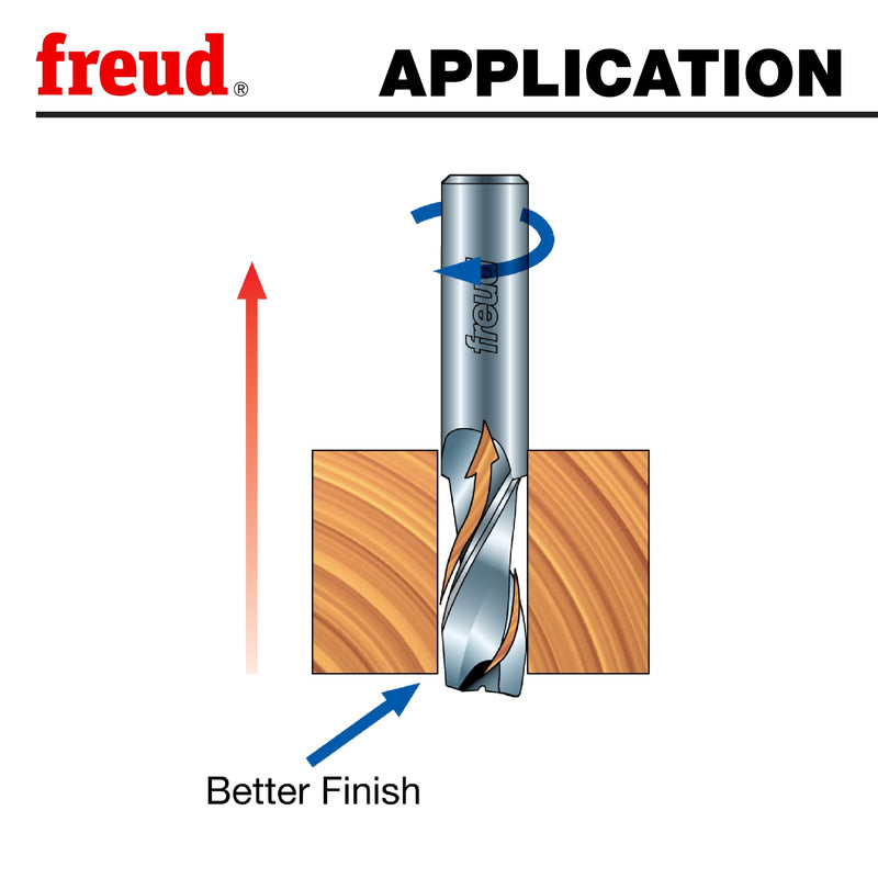 Freud 75-105: 3/8" (Dia.) Up Spiral Bit with 3/8" Shank
