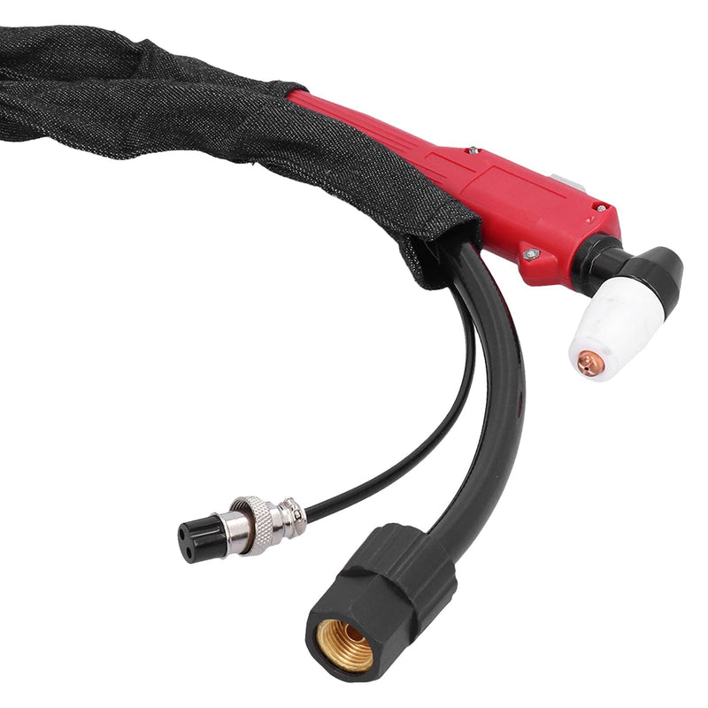 Plasma Cutting Torch PT31 Straight Handle Air Plasma Cutter for 40A 50A Machines Red
