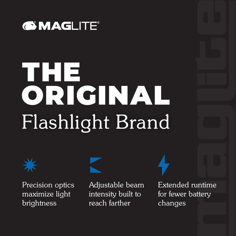 MagLite 3C Cell LED Flash Light, Red One Size