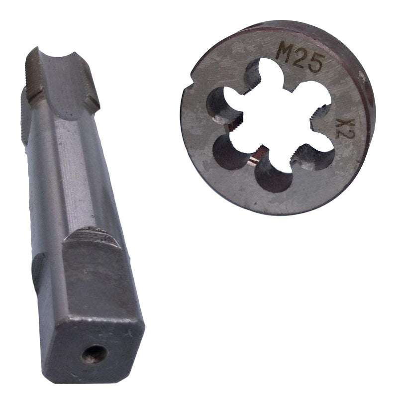 HSS M25 x 2mm Tap and M 25 x 2.0mm Die Metric Thread R ight Hand