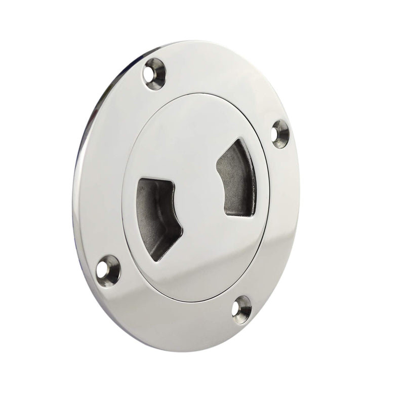 NRX&XRC 3" Boat Deck Plate Made from Heavy Duty 316 Marine Grade Stainless Steel with Fastners