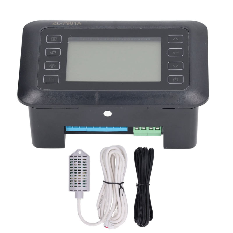 Fydun Incubator Controller Fully Automatic Digital Incubator Controller with Temperature Humidity Control 100V‑240V ZL-7901A (ZL-7901A)