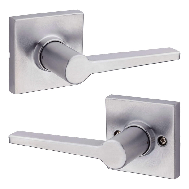 Safe Lock by Kwikset Daylon Lever Square Rose Passage Lock Matte Black