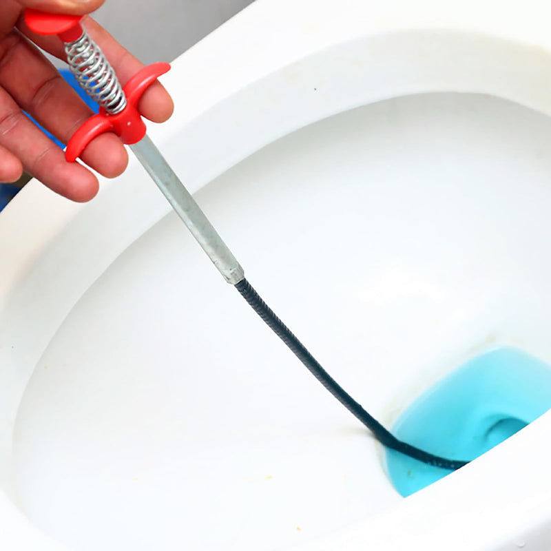 Flexible Grabber Claw Pick Up Reacher Tool With 4 Claws Bendable Hose Pickup Reaching Assist Tool for Litter Pick, Home Sink, Drains, Toilet, Hair Remover (63 inch)