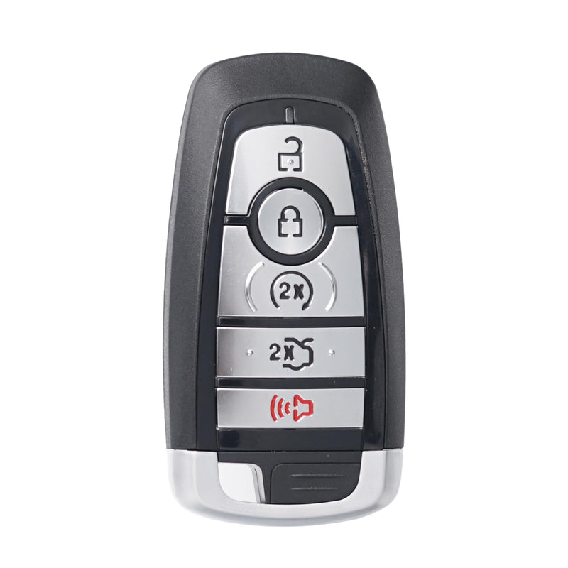 5Buttons Key Fob Replacement Compatible for Ford Fusion 2017-2021 Mustang 2018-2022 Mustang Cobra 2019-2022 Push Start 5 Button Keyless Entry Remote Start Control M3N-A2C93142600