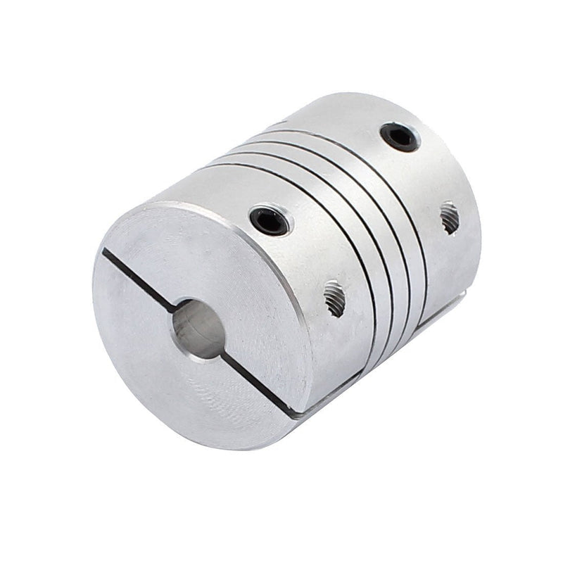 uxcell 6mm to 12mm Shaft Coupling 30mm Length 25mm Diameter Stepper Motor Coupler Aluminum Alloy Joint Connector for 3D Printer CNC Machine DIY Encoder 6-12mm