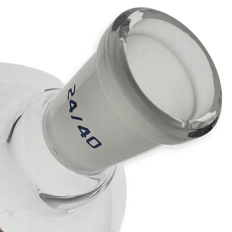 Eisco Labs - 1000 mL Flat Bottom Boiling Flask with 24/40 Ground Joint, Borosilicate Glass, Ideal for Organic Chemistry, Heating, Distillation, Reflux, Extractions & Solution Preparation in Labs