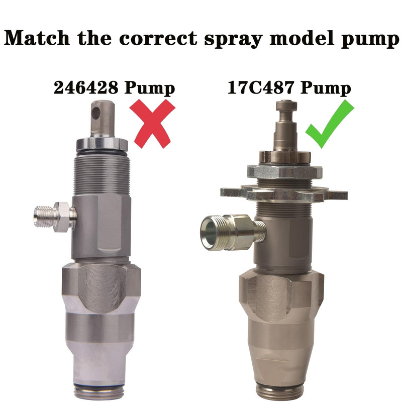 GDHXW 24W619 Airless Spraying Cylinder for Graco 210 230 390 395 490 495 595 PC/Pro Sprayer Aftermarket