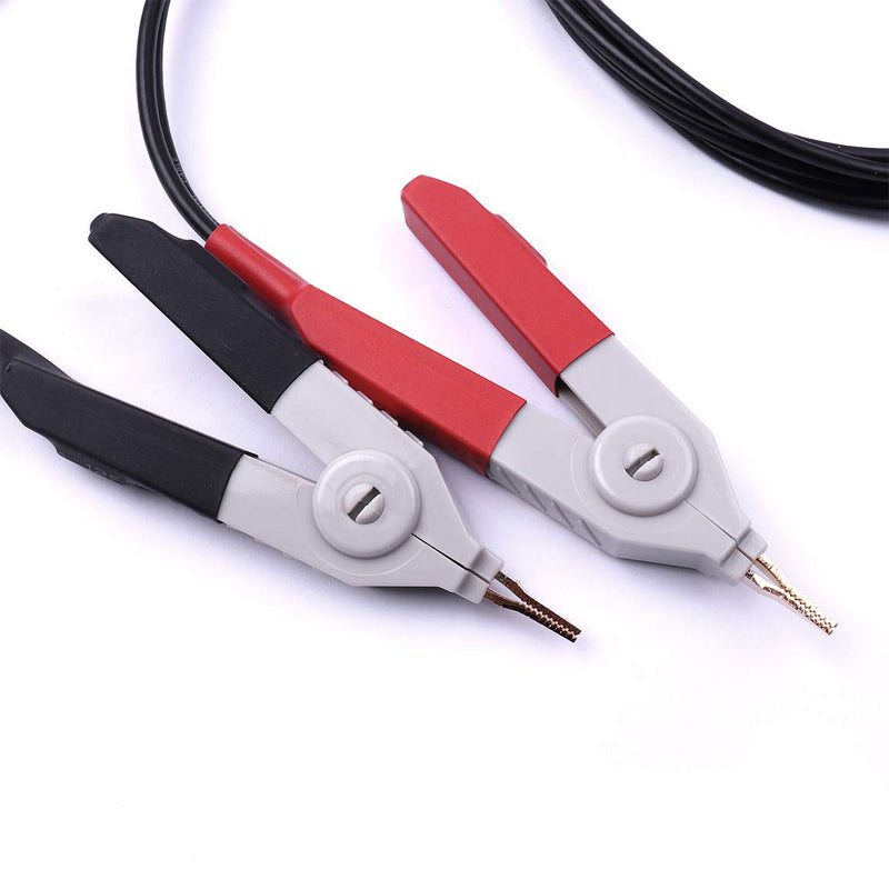 ATOPLEE 2pcs LCR Meter Test Leads Lead Clip Cable Terminal Probe Wires,with 4 BNC Electrician Test Leads Kit,Digital Electrical Test Probes Set for LCR Meter Multimeter