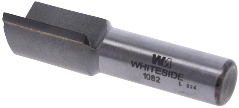 Whiteside 1082 Straight Router Bit: 11/16 Inch Cutting Diameter, 1/2 Inch Shank, 1 Inch Cutting Length