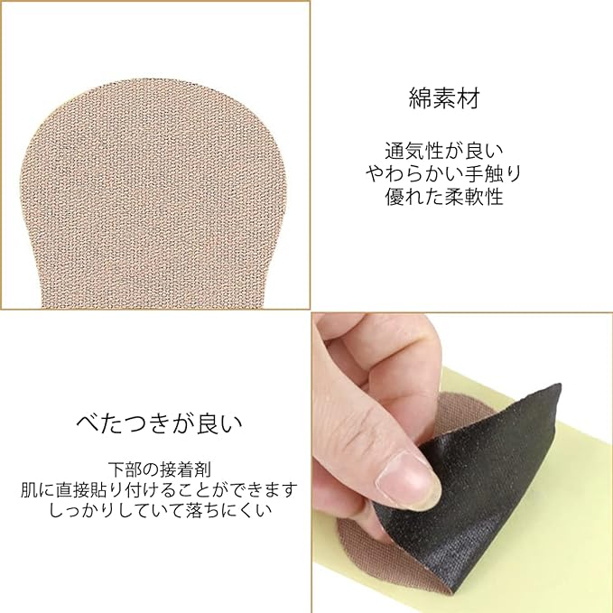 Lasando Sweat Sheet, Underarm Sweat Pad, Underarm Sweat Absorption Pad, Direct Attachment to Armpits, Fragrance, Prevents Faded Stains & Heat Prevention, Skin Color, 10 Pieces, Used for Soles and - NewNest Australia