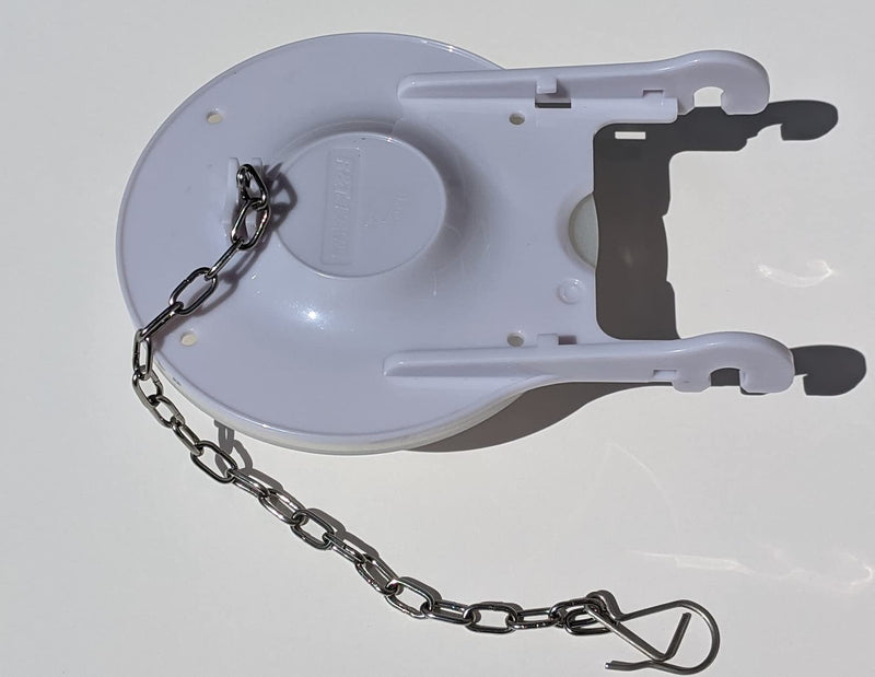 Lowe's AquaSource UPDATED Hard Plastic OEM / Original Flapper for 1.28gpf Single Flush Toilets - including Henshaw, Colby, Lyndsay, Rutherford, 12293, 98923 (Packaging: Standard Clamshell) Packaging: Plastic Clamshell