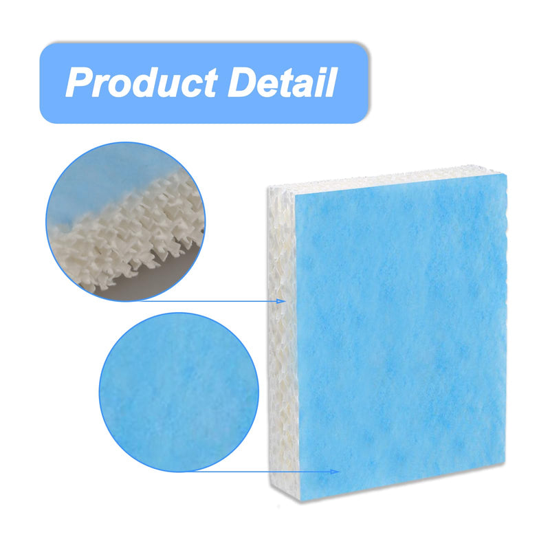 Humidifier Replacement Filter T for Honeywell Top Fill Humidifier HEV615 and HEV620 Humidifier Wicks, Compatible with Part # HFT600, HFT600T, HFT600PDQ (Blue-6pcs) Blue-6pcs