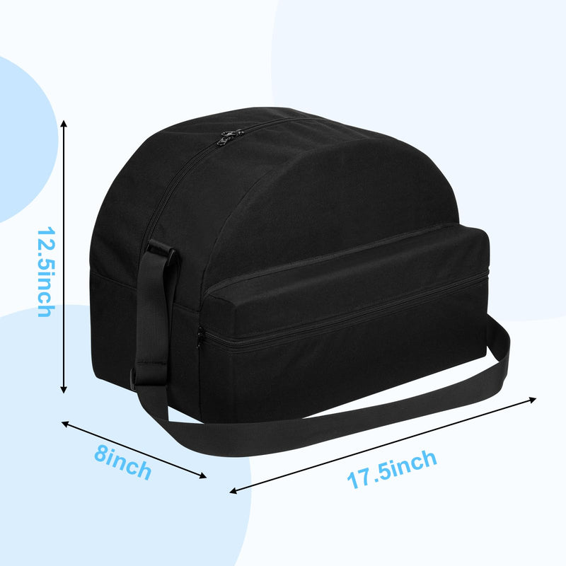 Storage Bag Compatible with Bissell Carpet and Upholstery Cleaner 1400B, Steam Cleaner Organizer Bag for Bissell Carpet Cleaner, Adjustable Travel Carrying Case with Extra Pocket for Accessories Blakc