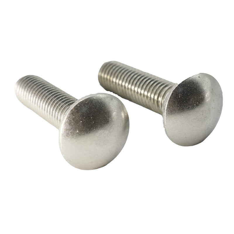 1/4"-20 X 3(25pc) Stainless Carriage Bolt, 18-8 Stainless Steel Full Thread Coverage,Carriage Bolt,by SANTIE 1/4"-20 X 3"(25pc)