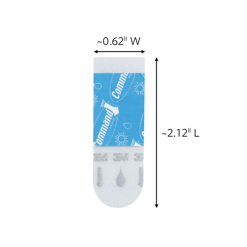 Command All Weather Small Foam Replacement Strips, 36 Strips