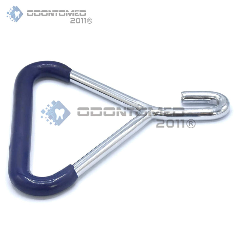 OdontoMed2011 OB Handle Blue Polycoated OB Chain Handle Calving Veterinary Instruments