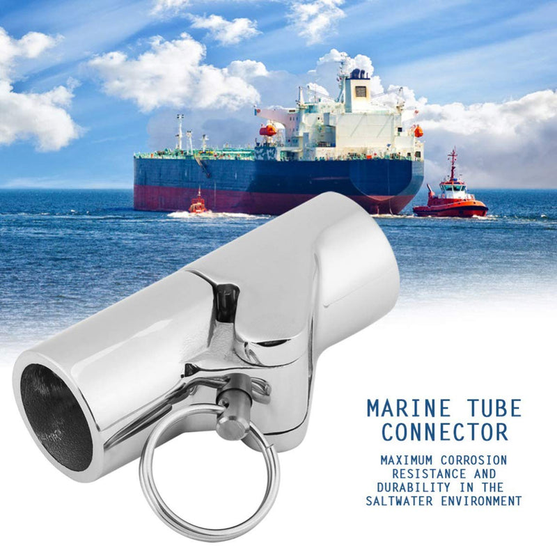 316 Marine Stainless Steel 1" Boat Rail Fittings - Folding Swivel Tube Pipe Connector Joint - Pole Railing Mast Canopy